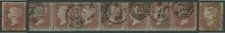 1854-79 QV Line-Engraved Perforated Penny Red in profusion in albums, ...
