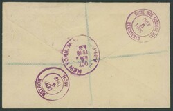 1948-51 plain First Day Covers for the 1948 KGVI £1 brown tied by ...