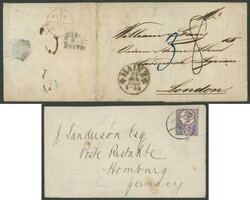 London Quartered-Circle Datestamps on annotated display pages ...