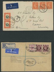 Airmails selection of better items comprising 1933-34 to Australia ...