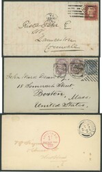 Machine Cancellations accumulation from 1859-61 three different ...