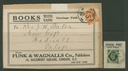 Parcel Post accumulation including 1883 H Barraud 'PHOTOGRAPHS ONLY. ...