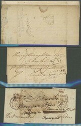 Pre-Stamp Mail accumulation filling a small box from 1700s ...