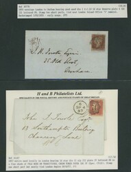 QV Line-Engraved Stars Perforated frankings accumulation including ...