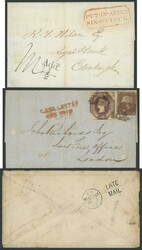 Late Mail group many on annotated display pages from 1817 outer to ...
