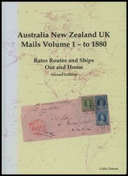 POSTAL HISTORY: 'Australia New Zealand UK Mails Volume 1 to 1880' and ...