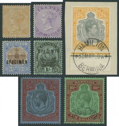 Extensive collection from 1865-1903 QV Crown CC Wmk Perf 14 3d orange ...