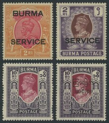 Mint collection from 1937 KGV 2r orange & carmine, 1939 KGVI ...