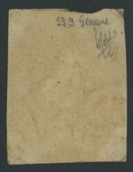 1857-59 QV Perkins Bacon White Paper with Large Star Watermark Imperf ...