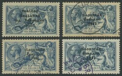 Selection of Overprints on Great Britain from 1922 KGV Heads Dollard ...