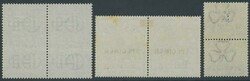 REVENUES: QV Admiralty Court 1/- superb ** &amp; 2/6d no gum pairs ...