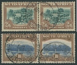 1927-30 Pictorials London Printings Perf 14 2d, 3d, 4d, 1/-, 2/6d & ...