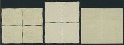 1962 Pictorials blocks of 4 comprising the 15mm with Orange Printing ...