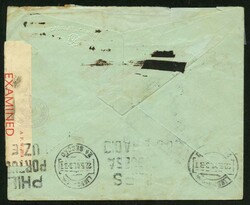 1940 (Dec 14) OAS cover airmail to Spain with Camel Postman 15m &amp; ...