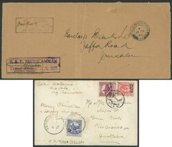 POSTAL HISTORY: Selection of covers including 1938 native cover from ...