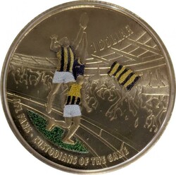 2015 $1 Hawthorn AFL Premiers in team colours, mintmark 'M', mintage ...