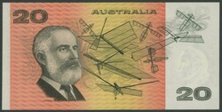 1976 $20 Knight/Wheeler Centre Thread R406a serial 'XQN 445731', ...