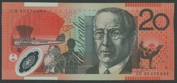 1995 $20 Fraser/Evans R416b consecutive run of four serials 'CH95 ...