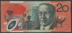 1995 $20 Fraser/Evans R416b consecutive run of four serials 'CH95 ...