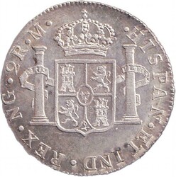 TWO REALES: 1794 Charles IV 2r KM 51 mintmark 'NG M' Nuevo Granada, ...