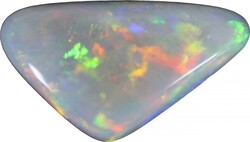 Coober Pedy (SA) white solid scalene triangle bright colours, 8.6 ...