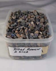 Lightning Ridge (NSW) rough, small in container, many blue, green, ...
