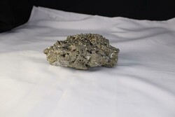 Iron Pyrite comprising large cluster piece (2.4kg), and six smaller ...
