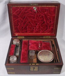 Antiques Tabletop Stereoscope Viewer, portable writing slope & wooden ...