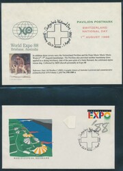 Expo 88 collection in 3 binders & 4 boxes, noted 'World Expo 88 ...