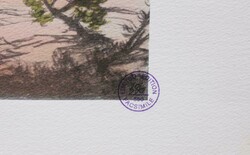 Lionel Lindsay facsimile etchings in two art folios, with titles ...