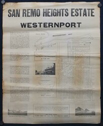 VICTORIA: Real estate posters - circa 1924 'Blairgowrie Estate, at ...