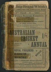 Book 'Australian Cricket Annual' edited by John C Davis, 1st Year ...