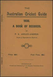 Books including 'With Bat and Ball' by George Giffen [London, 1897] ...