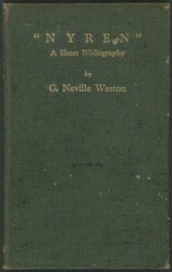 Book 'Nyren - A Short Bibliography' by G.Neville Weston [London, ...