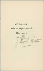 Book 'Nyren - A Short Bibliography' by G.Neville Weston [London, ...