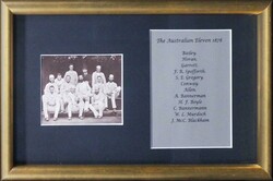 1878 Australian Team original albumen paper photograph, published as ...