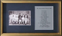 1888 Australian Team original cabinet card photograph, window mounted ...