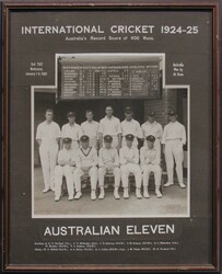 1924-25 Australian Team 'International Cricket 1924-25, Australia's ...