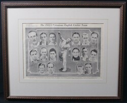 1932-33 Bodyline Series 'The 1932-3 Victorious English Cricket Team' ...