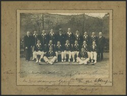 1934 Australian Team team photograph showing Australian team in their ...