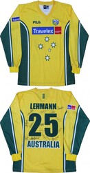 Darren Lehmann's Australian ODI Shirt with 'LEHMANN' & '25' on ...