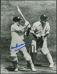 Australian Test Captains Signed photographs (18) - Don Bradman, Bill ...