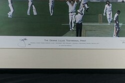 DENNIS LILLEE: 'The Dennis Lillee Testimonal Print' by John ...