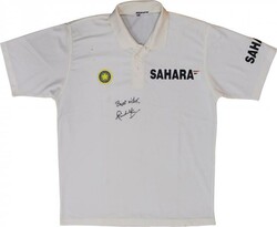 SACHIN TENDULKAR: Indian Test Shirt with 'BOARD OF CONTROL FOR ...