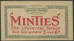 1926-38 Sweetacres cards including 1926 Minties 'Cricketers' [36]; ...
