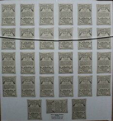 1928-31 cricket card sets comprising Millhoff 'Famous Test ...