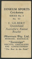 1930-31 Morrows Biscuits & Confectionary 'Dinkum Sports - Series No.3 ...