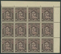 1948 Trial (Proof) Thin Overprints 3d with Overprint in Black with ...