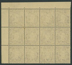 1948 Trial (Proof) Thin Overprints 3d with Overprint in Black with ...