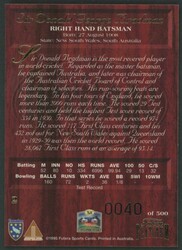 1995 Futera 'The Heritage Collection - A Collection of Great ...